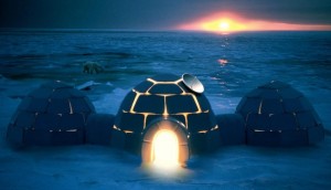 Igloo with Dish
