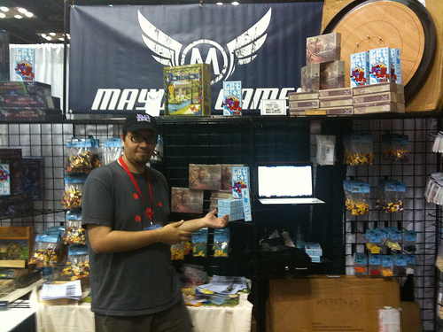 Dave at Mayday Games with Get Bit! Dave at Mayday Games with Get Bit!