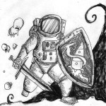 RiA-Astroknight An Astroknight meets the Moon Babies.