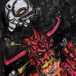 RiA-SpaceDemonColor A Space Demon in battle