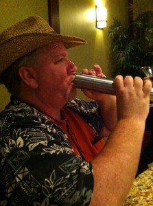 Stan! having a wee drink.
