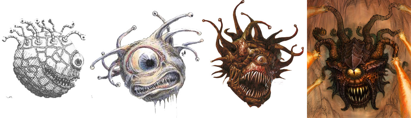 dungeons and dragons beholder types